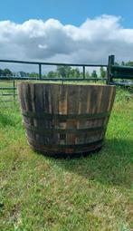 Zeer Grote Eiken Bloembak Plantenbak 250 liter, Ophalen, Rond, Nieuw, Tuin