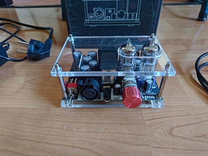 Apos Gremlin buizenversterker met 4.4mm naar 4.4mm kabel, Audio, Tv en Foto, Versterkers en Receivers, Zo goed als nieuw, Overige systemen
