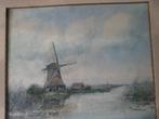 aquarel van H.J. Oudshoorn, Antiek en Kunst, Kunst | Schilderijen | Klassiek, Ophalen