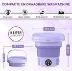 Mini Wasmachine, Witgoed en Apparatuur, Wasmachines, 6 tot 8 kg, Minder dan 1200 toeren, Minder dan 85 cm, Ophalen of Verzenden