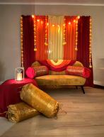 Indiase Pakistaanse mehendi / Henna / decor / backdrop setup, Ophalen of Verzenden, Zo goed als nieuw, Overige