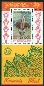 Indonesie 1989 - ZBL 1364 (Blok 81)  - Bloemen, Ophalen of Verzenden, Postfris, Zuidoost-Azië