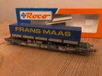 Roco 46360 NS Trailstar wagon met Frans Maas oplegger, Gelijkstroom, Wagon, Ophalen of Verzenden, Roco
