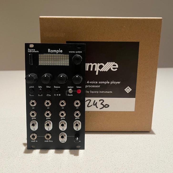 Erica Sample Drum // Squarp Rample eurorack, Muziek en Instrumenten, Synthesizers, Zo goed als nieuw, Overige aantallen, Overige merken