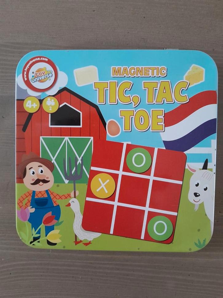 Tic Tac Toe (Boter, Kaas en Eieren) Spel, Hobby en Vrije tijd, Gezelschapsspellen | Bordspellen, Een of twee spelers, Reisspel