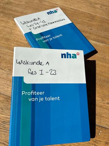 NHA Wiskunde A Boeken beschikbaar voor biedingen