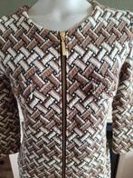 Caroline Biss warme bruine crème jurk M 38, Kleding | Dames, Jurken, Maat 38/40 (M), Bruin, Verzenden, Zo goed als nieuw