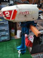 Vintage Suzuki D-2 Tweetakt 2T roomklopper, Watersport en Boten, Ophalen of Verzenden, Gebruikt, Motor en Techniek