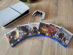 [PS5 Slim Disk Editie] incl. 6 games. [Bespaar 31%], Spelcomputers en Games, Ophalen of Verzenden, Zo goed als nieuw, Playstation 5