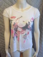 Goddish wit shirt vrouw maat S (2b28), Tweedehands verkoop, Wit, Ophalen of Verzenden, Korte mouw