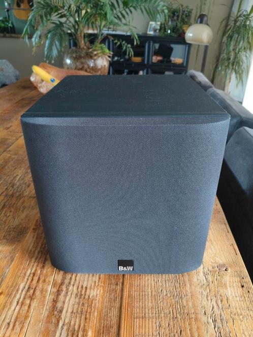 B&W ASW 608 mat zwart, Audio, Tv en Foto, Luidsprekers, Zo goed als nieuw, Subwoofer, 120 watt of meer, Overige merken, Ophalen of Verzenden
