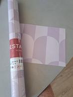 behang art deco bogen lila paars van ESTAhome - 139993, Huis en Inrichting, Ophalen of Verzenden, Minder dan 10 m², Paars