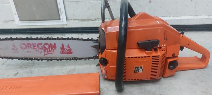 Husqvarna 266 SE Kettingzaag, Tuin en Terras, Hand-tuingereedschap, Gebruikt, Overige soorten, Ophalen of Verzenden