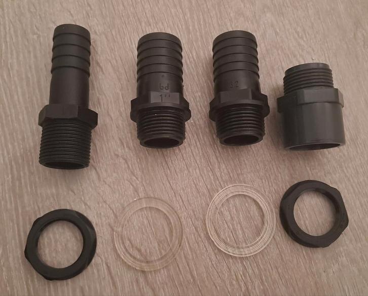 Slangtule/verloop | 40/32/25 mm x 1 inch | nieuw!, Doe-het-zelf en Verbouw, Buizen en Afvoer, Nieuw, Overige typen, Overige materialen