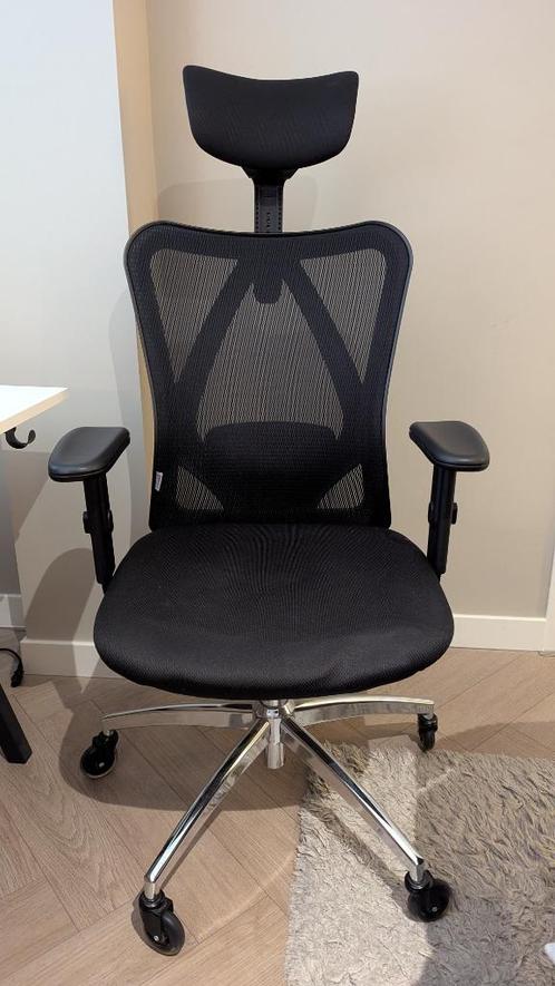 SIHOO Ergonomic Office Chair, Huis en Inrichting, Bureaustoelen, Zo goed als nieuw, Bureaustoel, Zwart, Ergonomisch, Ophalen of Verzenden