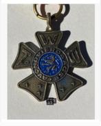 Medaille lint kruisje wandel Avondvierdaagse 7,5 cm totaal, Ophalen of Verzenden, Overige materialen
