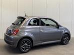 Fiat 500 1.0 Hybrid Sport AIRCO-LEDER-NAVI by CARPLAY-CRUISE, Auto's, 12 maanden, Gebruikt, 4 stoelen, Leder en Stof