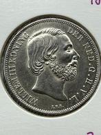 Gulden 1853/1 Willem III, 1 gulden, Koning Willem III, Zilver, Ophalen of Verzenden