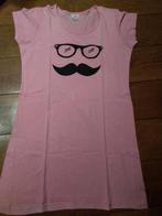Roze nachthemd *Snor*, Ophalen of Verzenden, Zo goed als nieuw, Maat 38/40 (M)