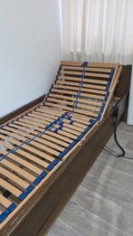 Elektrisch verstelbaar bed, Huis en Inrichting, 90 cm, Eenpersoons, Bruin, Ophalen of Verzenden