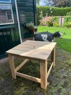 Tuintafel Terrastafel Bijzettafel, Tuin en Terras, Tuintafels, Ophalen, Nieuw, Vierkant, Hout