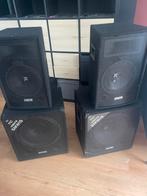 Vonyx Speakers + Subwoofers - Passief, Subwoofer, Zo goed als nieuw, 120 watt of meer, Ophalen