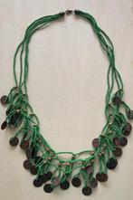 ✨Boho KETTING met muntjes bedeltjes en kleine kraaltjes anna, Sieraden, Tassen en Uiterlijk, Kettingen, Ophalen of Verzenden, Zo goed als nieuw
