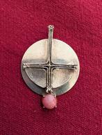 Vintage zilveren hanger ontwerp Erling Christoffersen, Ophalen of Verzenden, Gebruikt, Zilver, Zilver