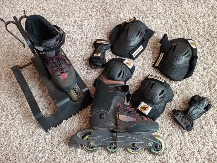 K2 skeelers complete set mt. 39,5, Sport en Fitness, Skeelers, Gebruikt, K2, Ophalen of Verzenden