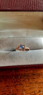 Vintage  ring met Swarovski kristal., Met kristal, Ophalen of Verzenden, Zo goed als nieuw, 17 tot 18