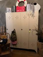 Oude locker kast met 4 deuren, Huis en Inrichting, Kasten | Lockerkasten, Gebruikt, Ophalen of Verzenden, Industriële kast