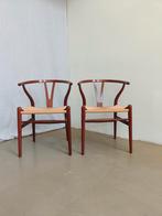 4 x Carl Hansen & Son Wishbone Chair Birthday Edition 2021, Ophalen, Riet of Rotan, Bruin, Design