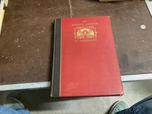 moderne landhuis in Nederland (1916) architectuur villa, Antiek en Kunst, Antiek | Boeken en Bijbels, Ophalen