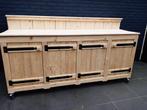 Steigerhouten buitenkeuken, Ophalen, Nieuw, Houtskool