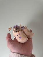 Mini houten klompjes met droogbloemen en amberblokje 💐, Ophalen of Verzenden