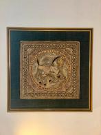 Vintage Burmese Kalaga Tapestry Ingelijst, Ophalen of Verzenden