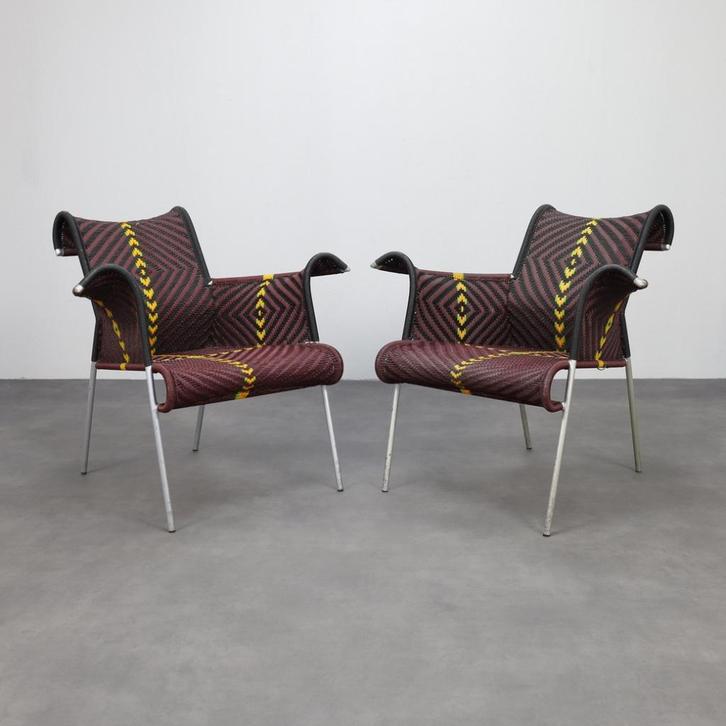 SALE:  2x “Iris” Armchairs by Dominique Pétot Moroso, 2009, Huis en Inrichting, Stoelen, Twee, Ophalen