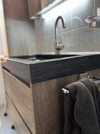 WASTAFEL Natuursteen (alleen wastafel, niet de onderkast), Huis en Inrichting, Badkamer | Badkamermeubels, Ophalen, 50 tot 100 cm