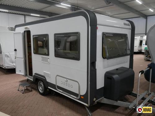 Knaus Deseo Unico voortent en Mover, Caravans en Kamperen, Caravans, Bedrijf, tot en met 4, 500 - 750 kg, Treinzit, Knaus, Dwarsbed