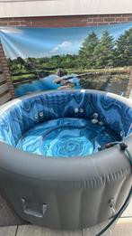 Jacuzzi opblaasbaar Lay-Z-spa Santorini Dia216 cm, Ophalen of Verzenden, Gebruikt, Afdekzeil, Opblaasbaar