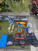 Nerf Set: Blasters, Vest, Brillen & Handboeien, Ophalen, Gebruikt