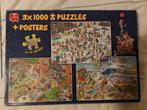 Ice hockey, Neighbours, By land by sea, 3 x 1000 stukjes, Ophalen of Verzenden, 500 t/m 1500 stukjes, Gebruikt, Legpuzzel