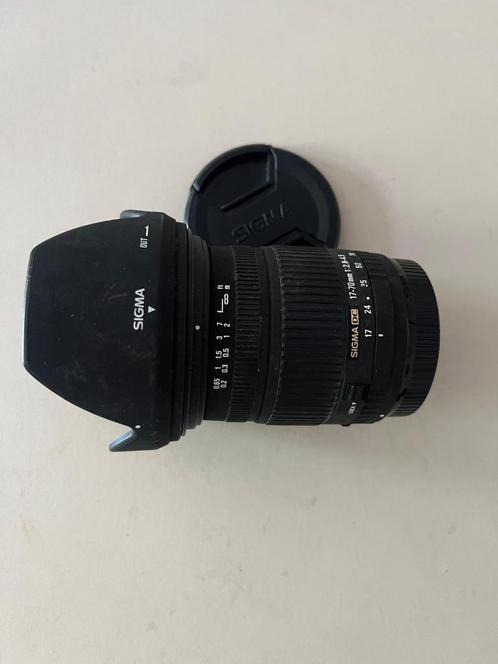 Lens Sigma DC 17-70mm f/2.8-4.5 (voor Canon AF), Audio, Tv en Foto, Fotografie | Lenzen en Objectieven, Gebruikt, Macrolens, Ophalen