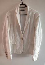 Mooie witte blazer met print maat L, Ophalen of Verzenden, Zo goed als nieuw, Wit