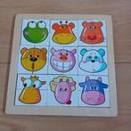 Vrolijke dierenpuzzel 18 stukjes, Ophalen of Verzenden, Zo goed als nieuw