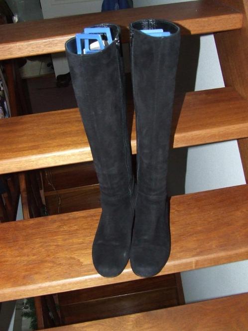 Benoite Cambier zeer nette zwarte suede leren laarzen 36 1/2, Kleding | Dames, Schoenen, Gedragen, Hoge laarzen, Zwart, Ophalen of Verzenden