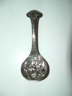 Verzilverde vergulde lepel Pleet 90 gemarkeerd molen - vis, Antiek en Kunst, Ophalen of Verzenden