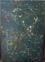 Olieverf schilderij 70x100 cm, Antiek en Kunst, Kunst | Schilderijen | Abstract, Ophalen