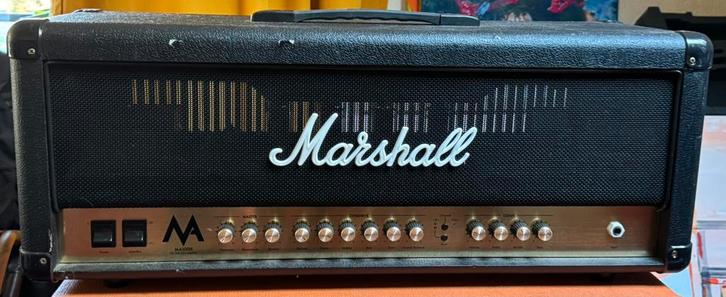 Marshall MA100H Full Tube Gitaarversterker/amplifier, Muziek en Instrumenten, Versterkers | Bas en Gitaar, Gebruikt, Gitaar, 50 tot 100 watt