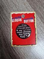 Slogan button paper dreams "Ochtendhumeur" NIEUW, Ophalen of Verzenden, Nieuw, Overige onderwerpen, Button